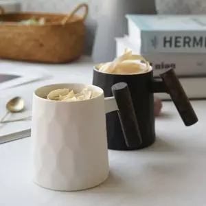 뉴 로렐 머그컵잔 손잡이 우드 물컵 머그 디자인 커피