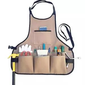 원예용 작업 앞치마 다기능 목공용 가드닝 다용도 작업 앞치마 캠핑용 포켓 공구