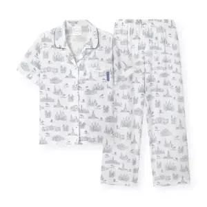 [갤러리아] [오르시떼] 여성 H027 링슈트라세 반소매+9부팬츠 파자마 세트