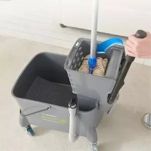 마트 빌딩청소 업소용 마포빨래 걸레탈수기 소형 밀대짤순이 카페