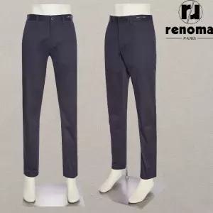 (얼리버드)SS 봄여름 네이비 밴딩 면 스판 치노팬츠 슬랙스 RQPIBP09AJD