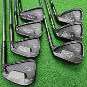 중고 캘러웨이 X 포지드 아이언 4-P 105 S 블랙한정판 7아이언세트 캘코정품