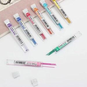 레인보우펜슬 멀티 컬러 기계식 연필 리필 다채로운 리드 자동 교체 코어 스케치 드로잉 용품 7mm 2B