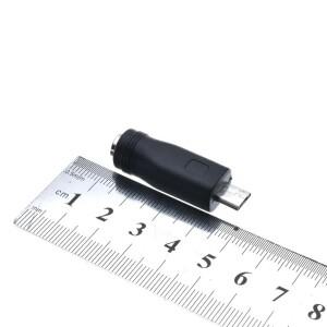 DC 전원 어댑터 컨버터 플러그 5.5x2.1 암-마이크로 USB 미니 C타입 수 공급 커넥터