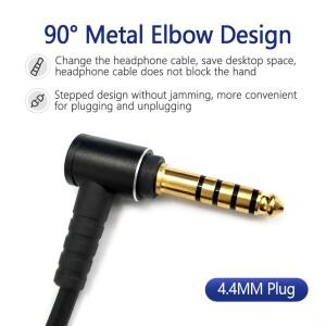 기술 오디오  케이블 헤드폰 밸런스드 SONY WH-1000XM2 XM3 XM4 H900N 800에 호환한 4.4MM ~ 3.5MM 플러그