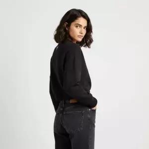 [마린세르] 로고 기모 맨투맨 블랙 151620528