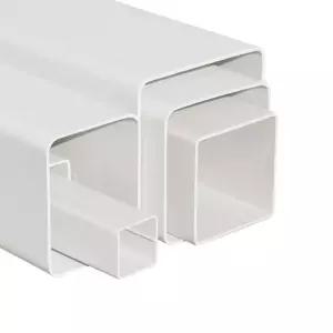 PVC 사각파이프 배수관 플라스틱 각파이프 사각 수경