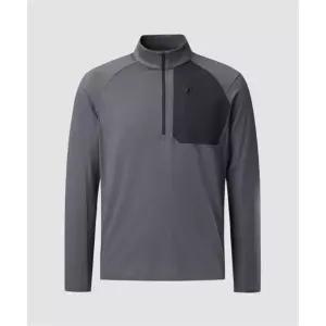 KOLON SPORT HERO 남성 메리노울 긴팔 집업 티셔츠 JWTBX25051DGY 329886