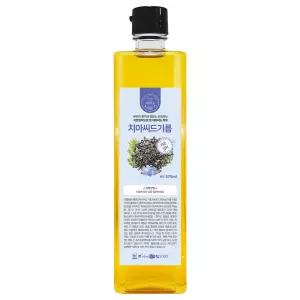 저온압착 냉압착 치아씨유 치아씨드오일 기름 100% 무첨가 375ml