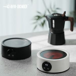 MHW3BOMBER 미니 커피 전기 스토브 모카포트용 호환 800W 세라믹 쿡탑 우유 물 가열 퍼니스 도구 캠핑 주방