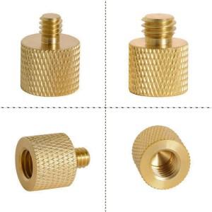 호환 카메라 변환 나사 삼각대 볼헤드 퀵릴리즈 마운트 어댑터  1/4-3/8 인치