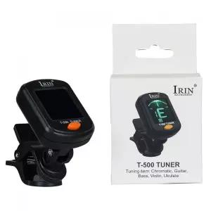 기타조율기 튜닝기 튜너 IRIN T-500 디지털 기타 클립형 톤 전기 우쿨렐레 베이스 바이올린 360도 회전 민