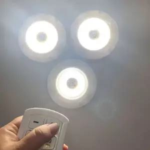리모컨 무드등 붙이는 무선 수유등 led 무드등 취침등 어두운곳 센서등 화장실 침대 원형 협탁 부착