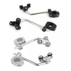 윈드 스크린 브래킷 A. 브라켓 윈드실드 오렌지색 핸들 유리 투명커버 투명 오토바이 바람