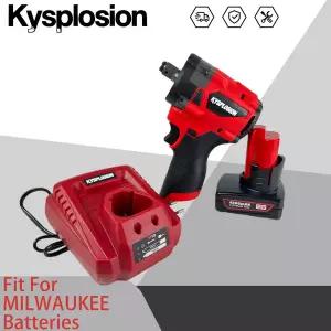 전동라쳇 충전식 임팩 드릴 밀워키 M12 배터리 무선 임팩트 드라이버 브러시리스 자동차 트럭 수리 전동 공