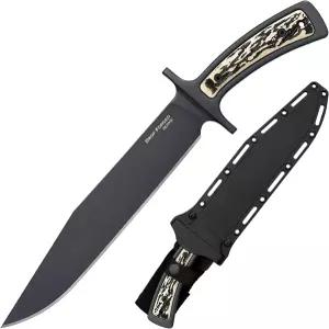 콜드 스틸 드롭 단조 보위 52100 단품 9.5 클립 포인트 블레이드 4.625 핸들 고정 나이프 및 보안-엑스