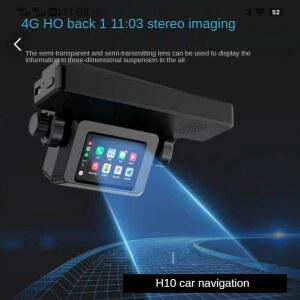 HUD H10 스플릿 허드 헤드업 디스플레이 자동차 OBD 네비게이션 속도 수온 타이어 압력 HD 프로젝션
