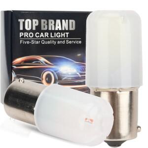 2pcs 1156 BA15S P21W 1157 P21/5W BAY15D BAU15S PY21W LED 주간 주행 신호등 자동차 테일 전구 브레이크