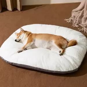 반려동물 방석 원형 라운드 사계절 강아지 방석 쿠션 분리형 가능 커버 침대 세탁