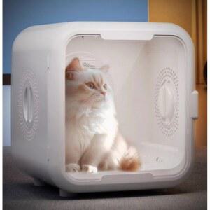 뽀송펫 펫드라이룸 강아지건조기 고양이건조기 스마트 대형 대형견 털말리기 85L 무소음