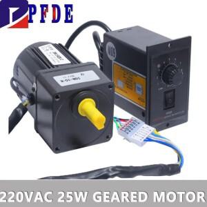 220V 25W 4RK25GN-C 415-4.2RPM AC 가역 기어 가변 속도 모터 1:3-1:300 감속기