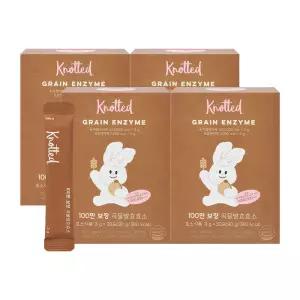 (정품) 노티드 100만 보장 곡물발효효소 30포, 4개