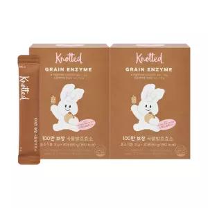 (정품) 노티드 100만 보장 곡물발효효소 30포, 2개