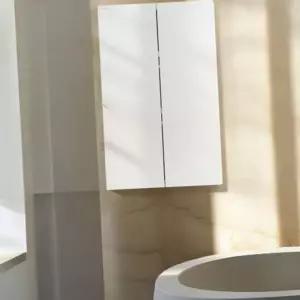 화장실 수납장 모던 벽걸이 선반장 욕실 수납장 가구 정리함 고정 용품 부형 무광