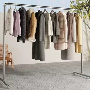 철제 행거 튼튼한 파이프 옷걸이 이동식 행거 옷장 정리 수납