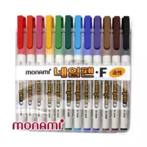 모나미 네임펜12색