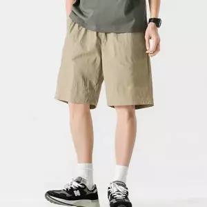 남여공용 밴딩 반바지 데일리반 바스락 캐주얼 남성 밴딩 반바지 여름 아노락 여성