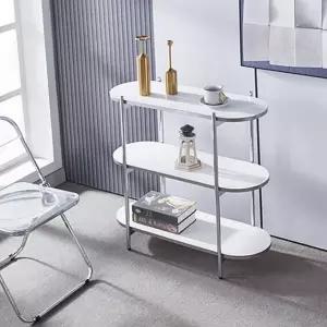 lpm 선반장 모던 인테리어 다용도 크롬 엣지 선반장 진열장 2단 3단 공간활용 사이드 오픈형 화장대 수납장