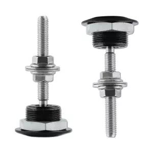 LEONTool 2팩 퀵 릴리스 범퍼 래치 번호판 잠금 클립 1.2인치/30mm 직경의 범용 알루미늄 차량 후드 핀