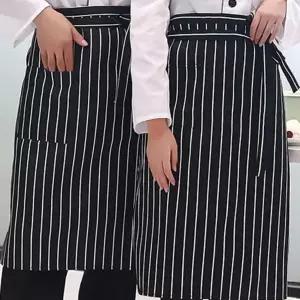 식당 앞치마 주머니 허리 홈카페 바리스타 앞치마 유니폼 조리용 요리 패션