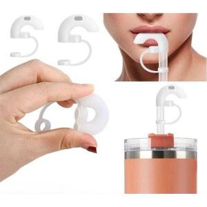 입술 주름 방지 빨대 화이트 입주름 소품 옐로우 스트로우 일반빨대 실린더 유리빨대 생기는