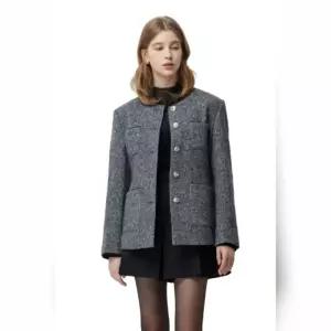 시슬리 테오 헤링본 싱글 원넥 자켓 SAJK38561 3356121