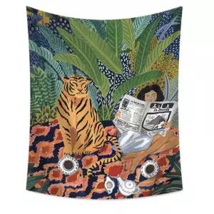 대형 패브릭포스터 일러스트 태피스트리 가림막커튼 L 테피스트리 포스터