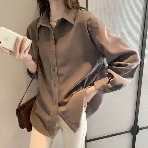 코듀로이 셔츠 오피스룩 레귤러핏 정장 셔츠 데일리 OIL9+2sxV