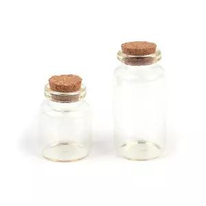 액세서리보관 DP용 코르크 마개 원형 유리병 다용도유리병 액세서리보관병
