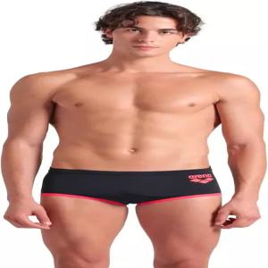 아레나 남성 원 빅 로고 로우웨이스트 수영 쇼트 풀 연습 운동 수영복