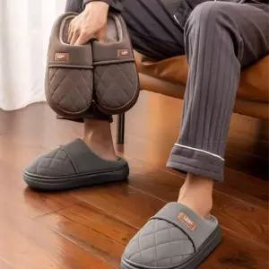 남성 사무실 거실 실내 외출 방한 털기모 슬리퍼 기모슬리퍼 남성슬리퍼 사무실슬리퍼