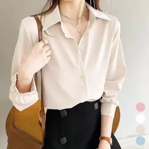 기본 쉬폰 블라우스 URD-096 여성블라우스 여자블라우스 여자셔츠 여성서츠 쉬폰블라우스