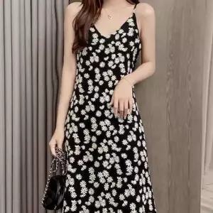 데이지 플라워 끈나시 원피스 ST023 원피스 롱원피스 치마 카라원피스 셔츠원피스