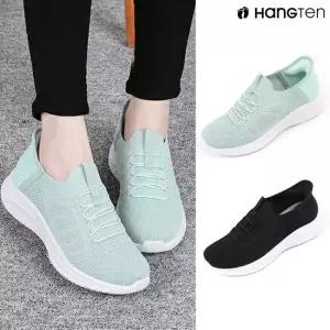 [CJ단독] HT-1202 여성용 핸즈프리 슬립온 가벼운 데일리 메쉬 스니커즈 운동화