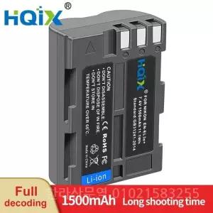 HQIX 적용 가능 Nikon D50 D70 D70S D80 D90 D100 D200 D300 D300S D700 카메라 EN-EL3E 충전기 배터리