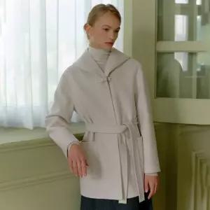 [백화점 정품] 더 레노마 후드 벨티드 하프코트-R2F41HCT810