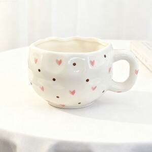 세라믹 컵 커피 물 머그컵 차  디자인 우유 스러운 뚜껑  없는 차용 호환 회의실용