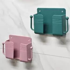 부착식 다용도 수납걸이 후크 1개 5색상선택 리모컨거치대 부착식후크 벽걸이후크