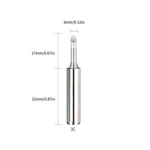 전자 용접 납땜 인두 팁 5종 세트 3C/I/K/2.4D/B  포함 정밀 도구