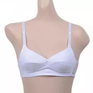 주니어 노와이어 2단계 브라 AA컵 매쉬테잎 학생 여아